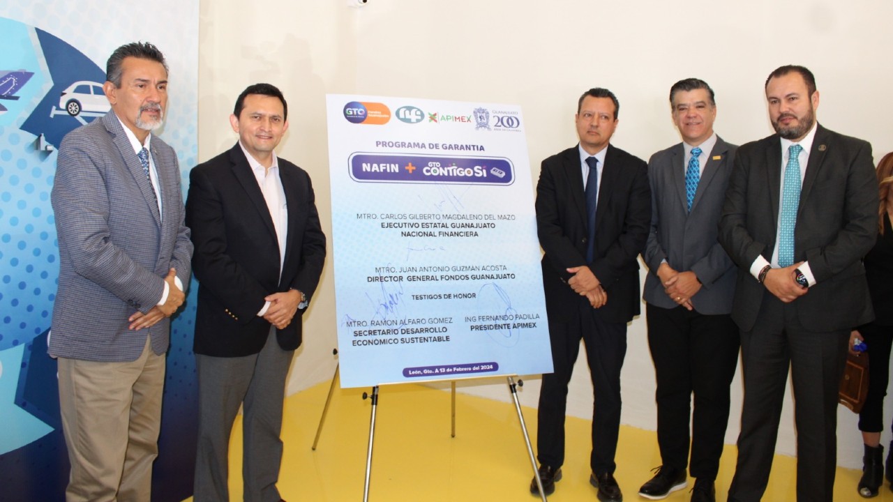 Destinarán Nafin y Fondos Guanajuato 411 mdp para impulsar MiPyMEs
