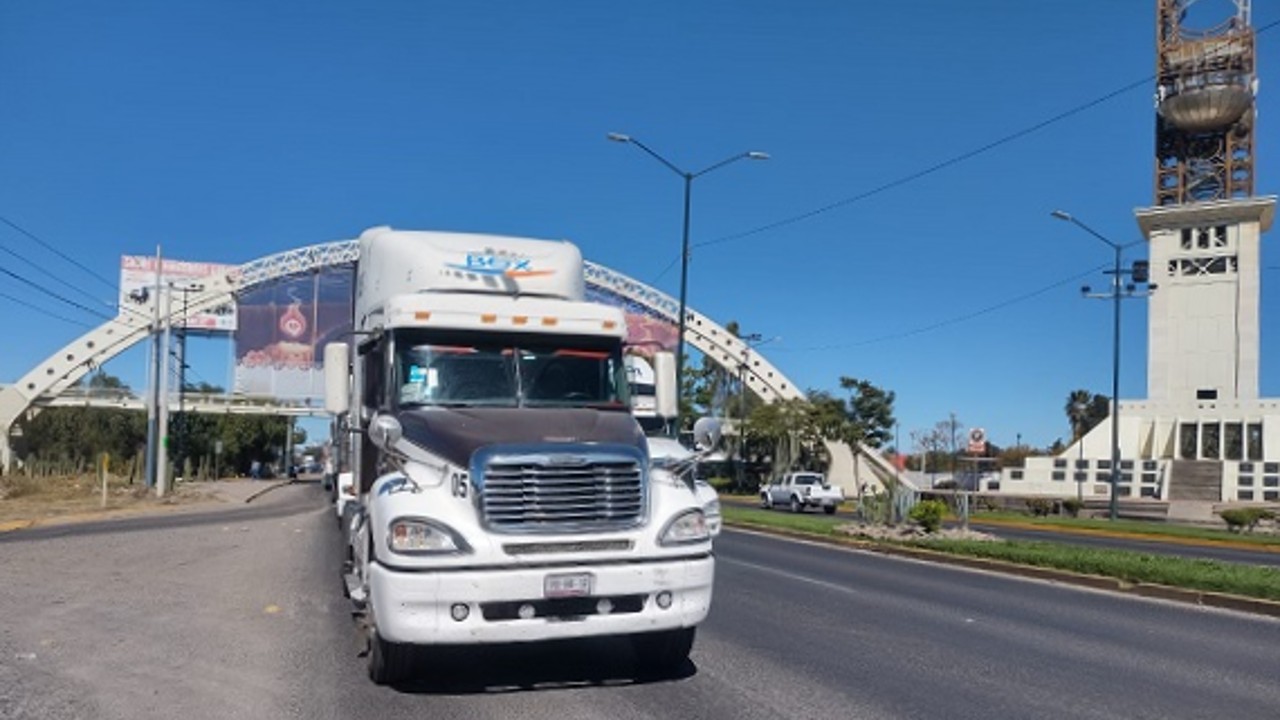 Operadores de transporte de carga se manifiestan por inseguridad