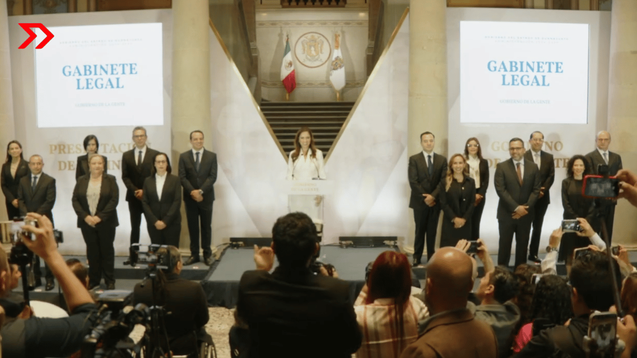 Libia Dennise presenta gabinete paritario y diverso en Guanajuato